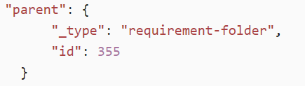 API Requirements parent